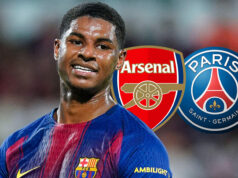 Prekážka medzi Rashfordom a Barcelonou vyvoláva záujem Arsenalu; PSG „testuje“ Man Utd s ponukou výmeny za 61 miliónov libier Prekážka medzi Rashfordom a Barcelonou vyvoláva záujem Arsenalu; PSG „testuje“ Man Utd s ponukou výmeny za 61 miliónov libier