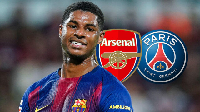 Prekážka medzi Rashfordom a Barcelonou vyvoláva záujem Arsenalu; PSG „testuje“ Man Utd s ponukou výmeny za 61 miliónov libier
