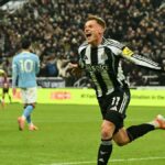 Premier League 2025-26: Barnes udrel dvakrát, keď Newcastle porazil Man City 2:1