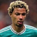 Hugo Ekitike v akcii za Liverpool.