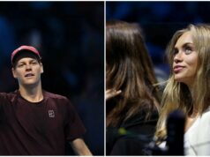 Priateľka Jannika Sinnera Laila Hasanovic upúta pozornosť, keď ukazuje svoju podporu Talianovi na ATP Finals Sinner a Auger-Aliassime na Nitto ATP Finals 2025 – 2. deň – Zdroj: Getty