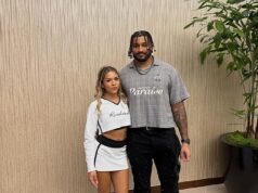 Priateľka tragickej hviezdy Cowboys Marshawn Kneeland je TEHOTNÁ: Tréner odhaľuje, že tím vytvoril „fond“ po jeho samovražde Marshawn Kneeland, na snímke so svojou priateľkou Catalinou Mancerou, zomrel začiatkom tohto mesiaca