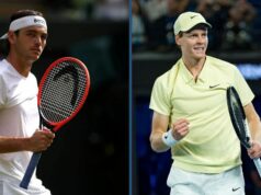 Program ATP Finals 2025 Deň 2: Taylor Fritz, Jannik Sinner a ďalší v akcii Felix Auger-Aliassime na Paris Masters 2025. (Foto: Getty)