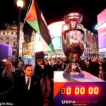 Propalestínska skupina prerušila oficiálne otváracie podujatie UEFA pre Euro 2028 v Londýne