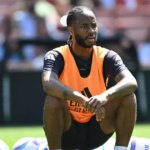 Raheem Sterling počas tréningu na Emirates Stadium.