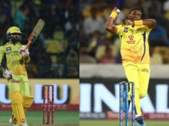 Ravindra Jadeja vs Dwayne Bravo Ravindra Jadeja vs Dwayne Bravo