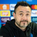 Roberto De Zerbi je presvedčený, že útočník Marseille Mason Greenwood zaplatil „veľmi vysokú cenu“ za obvinenia z domáceho zneužívania, ktoré viedli k jeho odchodu z Premier League.