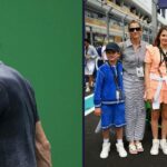 Federer s rodinou na Majstrovstvách sveta v rugby vo Francúzsku 2023 - Zdroj: Getty