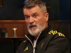 Roy Keane odišiel „zúrivý“ po tom, čo sa mu počas nahrávania Stick to Football vypol telefón – Gary Neville, Jamie Carragher a Ian Wright zostali „v stehoch“ Roy Keane zostal „zúrivý“ po tom, čo sa mu počas najnovšej epizódy Stick to Football vypol telefón, čo jeho spolumoderátorov veľmi pobavilo.