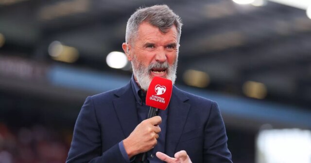 Roy Keane vynáša verdikt o cieli prestupu na Man Utd LONDÝN, ANGLICKO - 13. NOVEMBRA: Roy Keane, učenec a bývalý hráč, sleduje pred kvalifikačným zápasom majstrovstiev sveta vo futbale 2026 medzi Anglickom a Srbskom na štadióne Wembley 13. novembra 2025 v Londýne v Anglicku. (Foto: Michael Regan – The FA/The FA cez Getty Images)