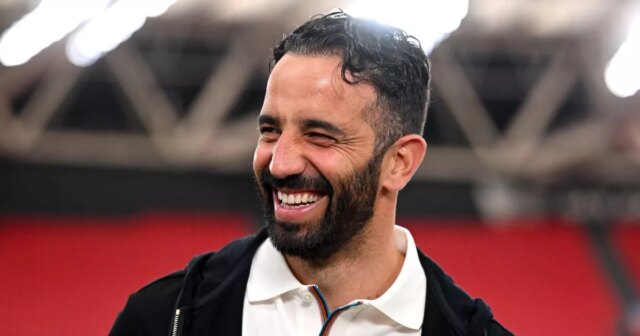 Ruben Amorim sa usmieva.