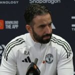 Ruben Amorim tento týždeň reagoval na kritiku Manchestru United od Cristiana Ronalda