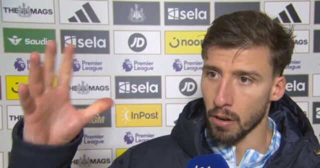 Ruben Dias hovorí v pozápasovom rozhovore