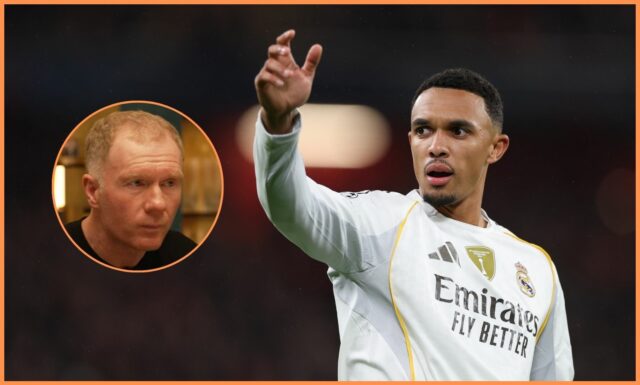 Scholes o prestupe Alexandra-Arnolda do Realu Madrid Trent Alexander-Arnold v akcii za Real Madrid proti Liverpoolu