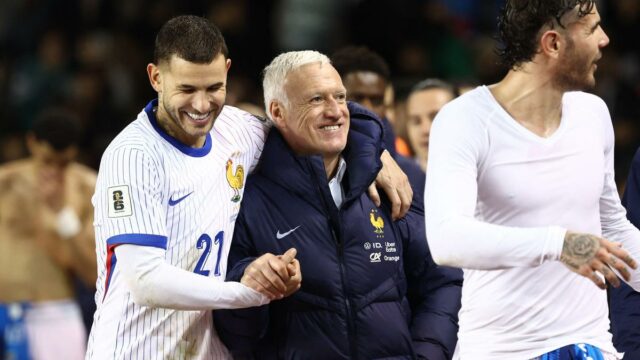 Šéf Francúzska Deschamps je spokojný s tímom, ktorý posilnil pri Šéf Francúzska Deschamps je spokojný s tímom, ktorý posilnil pri absencii veľkých mien