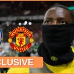 Serhou Guirassy oslavuje gól pre Borussiu Dortmund