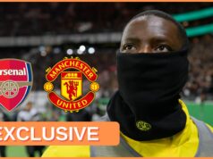 Serhou Guirassy sa „odvoláva“ na Arsenal, pretože bola odhalená tajná klauzula Serhou Guirassy oslavuje gól pre Borussiu Dortmund