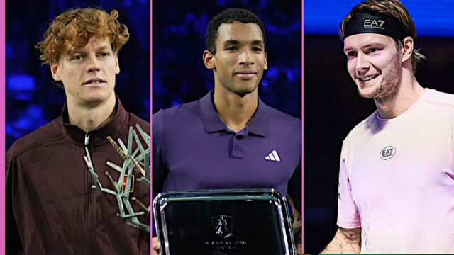 Sinner späť na 1. mieste, Auger-Aliassime +2, Bublikova najlepšia kariéra, Vacherot top 30
