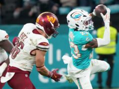 Sledovanosť medzinárodných hier siete NFL dosahuje rekord NFL: Madrid Game-Washington Commanders v Miami Dolphins