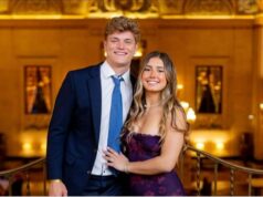 Snúbenica JJ McCarthyho Katya Kuropas zdieľa úprimnú správu v rozkošnom príspevku vďakyvzdania na IG logo pochodového šialenstva