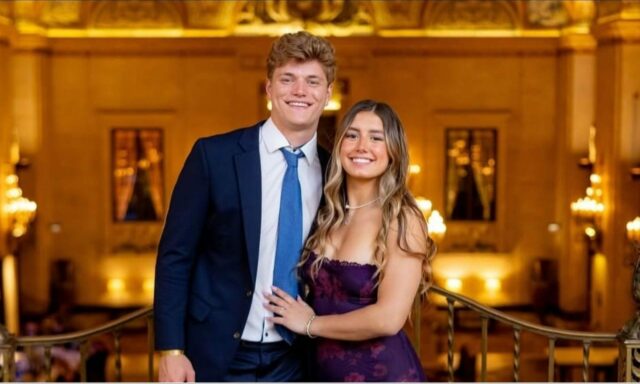 Snúbenica JJ McCarthyho Katya Kuropas zdieľa úprimnú správu v rozkošnom logo pochodového šialenstva