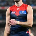 Štúdia odhalila, aké rozšírené sú nelegálne drogy v kódoch, ako sú AFL a NRL (na obrázku, hviezda zakázaných Melbourne Demons Joel Smith)