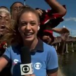 Duda Dalponte, 25-ročný reportér z TVGlobo, robil časť o fanúšikoch Flamenga, keď sa pripravovali na cestu do Limy v Peru, aby videli svoj klub na Copa Libertadores.