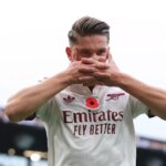 Viktor Gyokeres oslavuje gól