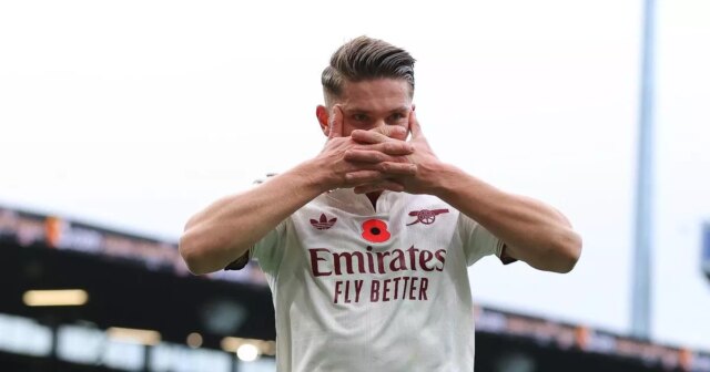 Viktor Gyokeres oslavuje gól