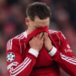 Florian Wirtz z Nemecka reaguje na zápas kvalifikácie MS 2026 medzi Luxemburskom a Nemeckom