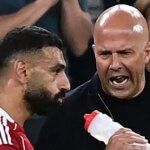 Mohamed Salah a Arne Slot