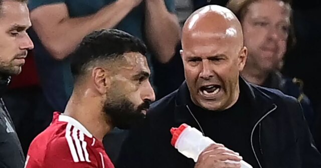 Mohamed Salah a Arne Slot