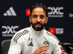 Správy z Man Utd: Amorim spomína Kobbie Mainoo ako hráč, ktorý by mohol uvoľniť miesto Antoineovi Semenyovi Hlavný tréner Ruben Amorim z Manchestru United hovorí počas tlačovej konferencie na Carrington Training Ground 12. septembra 2025 v Manchestri v Anglicku.