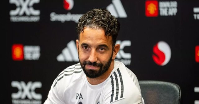 Ruben Amorim na tlačovej konferencii