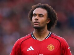 Správy z Man Utd: Joshua Zirkzee má plán výmenného prestupu, keď si všimol najnovšie vyčíňanie Kobbie Mainoo Joshua Zirkzee z Manchestru United