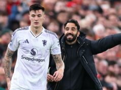 Správy z Man Utd: Medzi argumentmi Rubena Amorima ohľadom hodnotenia vybuchne hádka Benjamina Seska Benjamin Sesko a Ruben Amorim