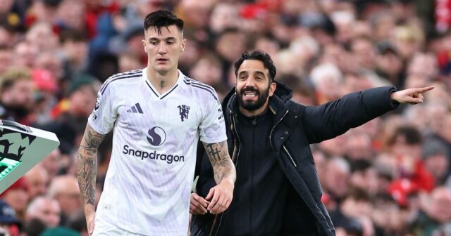 Benjamin Sesko a Ruben Amorim