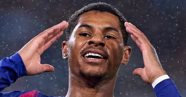 Marcus Rashford z FC Barcelona