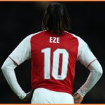 Viktor Gyokeres oslavuje gól za Arsenal