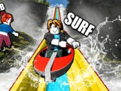 Sprievodca svetom kajakov a surfov 4 Obrazovka odomknutia World 4 (obrázok cez Roblox)