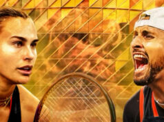 Stretnutie Battle of the Sexes medzi Sabalenkou a Kyrgiosom sa zmenilo na frašku Stretnutie Battle of the Sexes medzi Sabalenkou a Kyrgiosom sa zmenilo na frašku