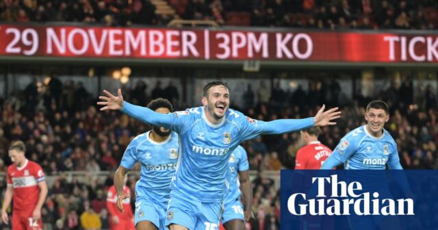 Súhrnný prehľad šampionátu: Coventry potopilo Boro s náskokom 10 bodov, Súhrnný prehľad šampionátu: Coventry potopilo Boro s náskokom 10 bodov, Ipswich je štvrtý | majstrovstvá