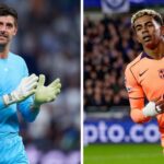 Thibaut Courtois odhaľuje, ako by reagoval, keby videl hviezdu Barcelony Lamine Yamal v reštaurácii po hádke El Clasica s Realom Madrid