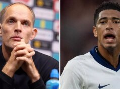 Thomas Tuchel bol nútený objasniť postoj Judea Bellinghama po „odpudivom“ komentári Tuchel a Bellingham