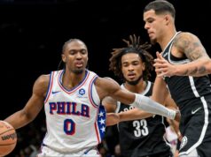 Tipy na predikcie a stávkovanie Philadelphia 76ers vs Brooklyn Nets – 28. nov. logo pochodového šialenstva