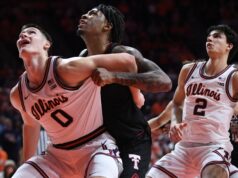 Top 25: Č. 14 z Illinois porazilo číslo 11 Texas Tech Basketbal NCAA: Texas Tech v Illinois
