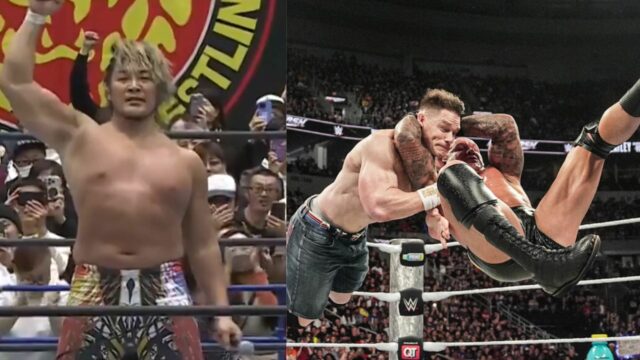 Snímka obrazovky zo zápasu Okada vs Bandido na AEW Dynamite (zdroj: All Elite Wrestling na YouTube)