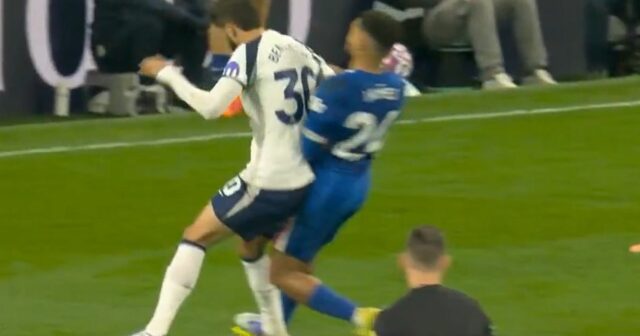 Rodrigo Bentancur v akcii za Tottenham