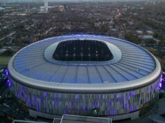 Tottenham nebude hostiť žiadny zápas Anglicka na Euro 2028, ako odhalilo päť zápasov na zemi Letecký pohľad na štadión Tottenham Hotspur pred zápasom Premier League medzi Tottenham Hotspur a Chelsea FC na štadióne Tottenham Hotspur 6. novembra 2023 v Londýne, Anglicko