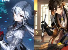 Transparenty Genshin Impact Luna II v druhej polovici: Odhalené postavy a zbrane Banner so zbraňou Luna II Phase II (obrázok cez HoYoverse)